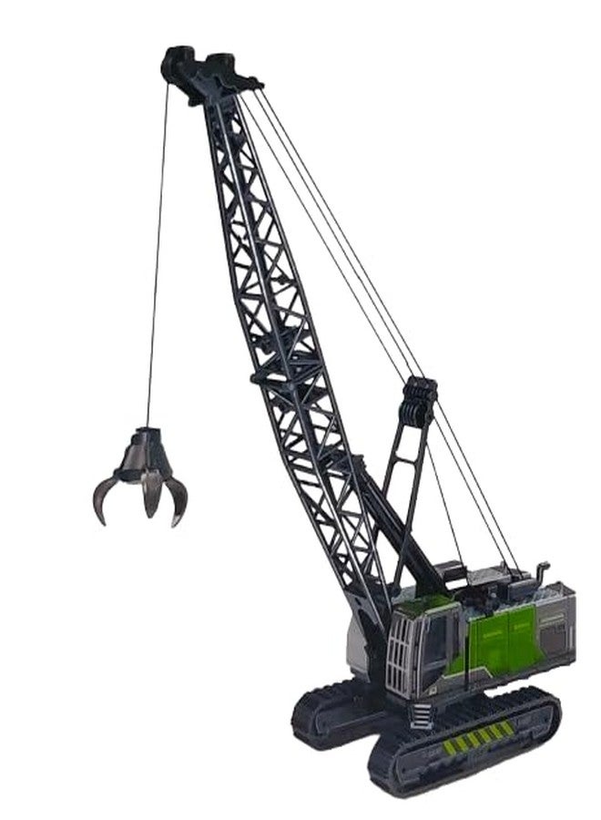 ISTOSY Friction Powered Long Crane Toy for Kids Boys Die Cast Alloy Model Tower Crane Engineering Excavator Construction Truck Toys Pull Back Vehicle Gift (Multicolor) - Image 1